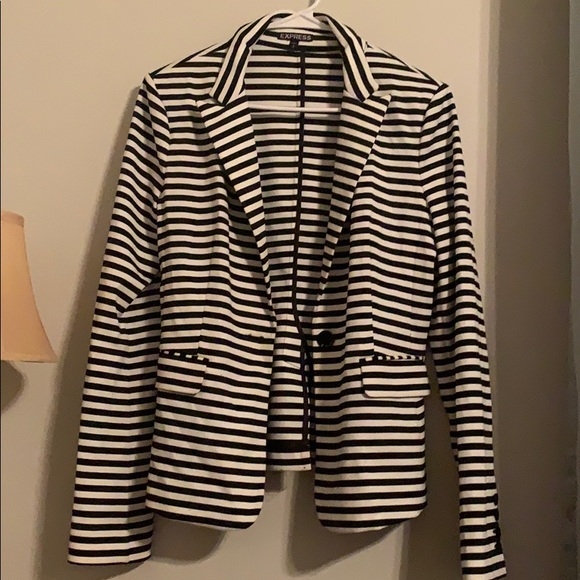 Black/white striped Blazer - Picture 1 of 1